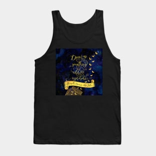 Dream up something wild and improbable. Strange the Dreamer Tank Top